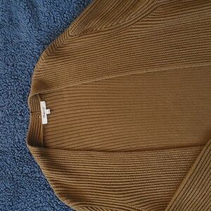 Olive green, Madewell sweater, size small.